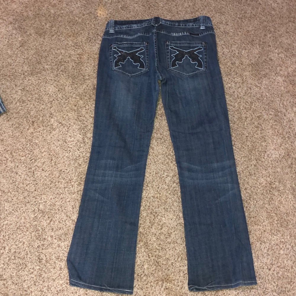 Rock & Roll Jeans with crystal guns